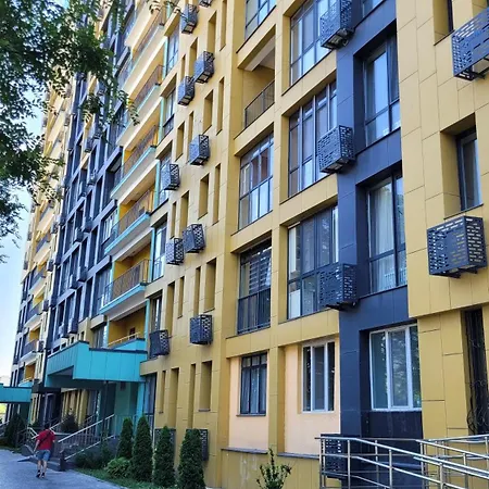 Квартира Студия, Жк Heaven Almaty Exterior photo